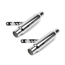 2x Exhaust motorcycle Craftride DK3403