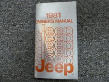 1981 Jeep CJ5 CJ7 CJ8 SUV