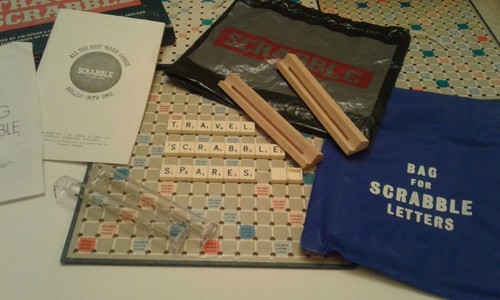 Spares scrabble travel - scrabble,
