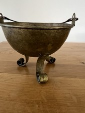 Vintage brass cauldron witches - vintage,
