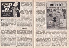 RUPERT BEAR AT 75 : BOOKS