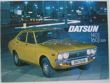 Datsun 140J 160J SSS  Sales brochure 1975