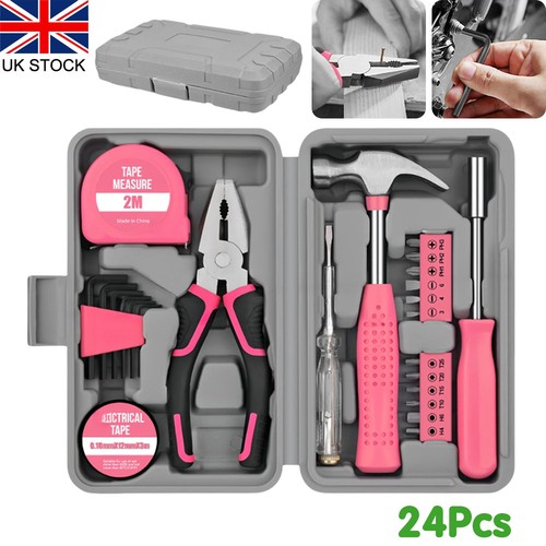 24pc pink tool kit - pink,