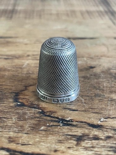 Sterling silver thimble - sterling,