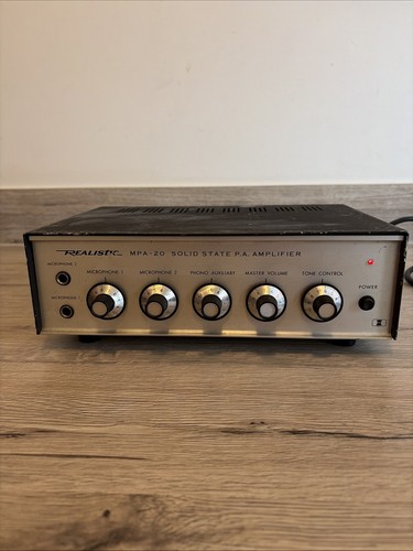 Vintage realistic amplifier - vintage,