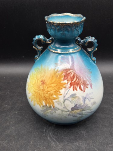 Antique royal bonn vase roses - antique,