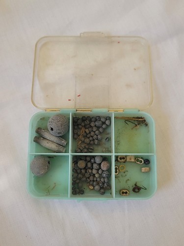 Vintage fishing tackle box - vintage,