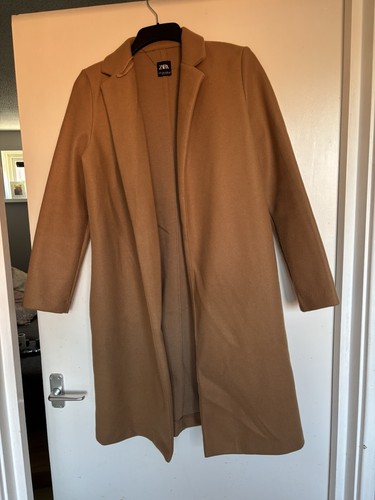 Zara women camel long - zara,