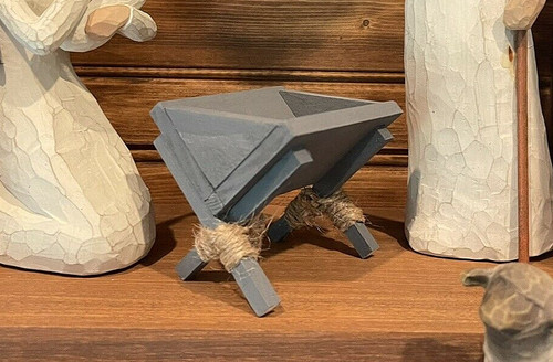 Wooden manger for - manger,