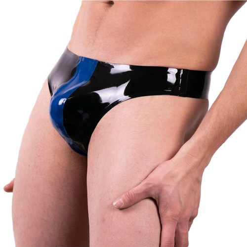 Men black latex rubber - men,