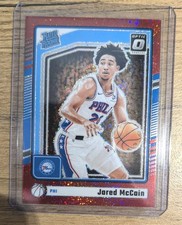 2024-25 Panini Donruss Optic NBA Rated Rookie #270 Jared McCain Red Glitter /75