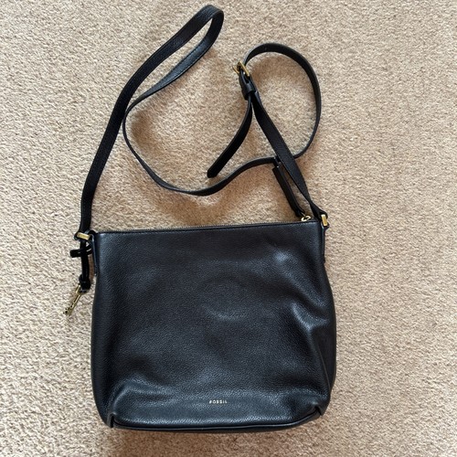 Fossil leather cross body bag - fossil,