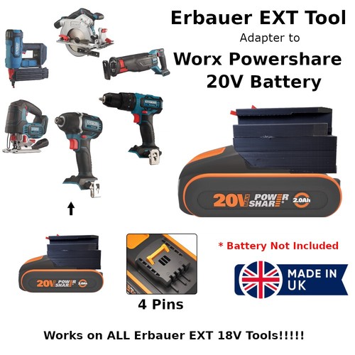 Worx power share - power, battery