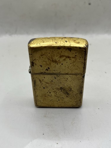 Vintage solid brass zippo - solid,
