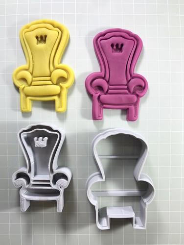 Throne chair cookie cutter - throne,