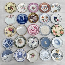 25 x Collection of Miniature 8cm Plates Richard Ginori Mosa Verbano Spode etc