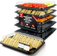 6 Pack Sandwich Platter Trays