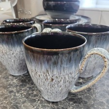 Denby Halo Flared Mugs x 5 collect orpington