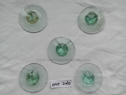 Five pontil roundels for - five,