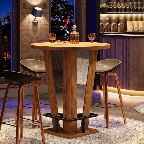 Round bar table h - bar, table,