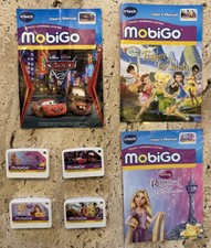 Mobigo Bundle 4 Games - Rapunzel, Cars 2, Explore Your Talents, Disney Princess