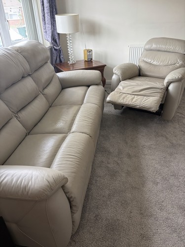 Leather recliner and - recliner, 3