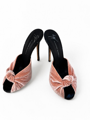 Giuseppe zanotti pink velvet - giuseppe,