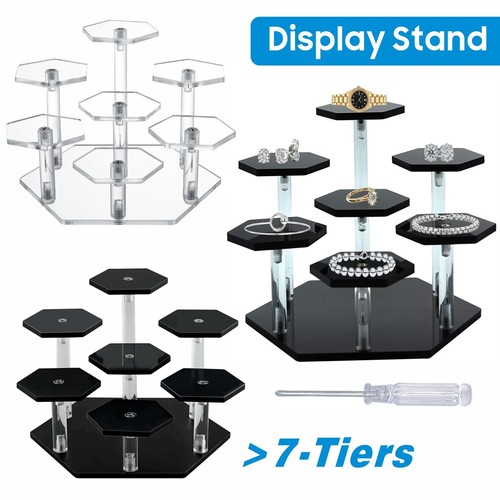 Cupcake stand tiers clear - stand,