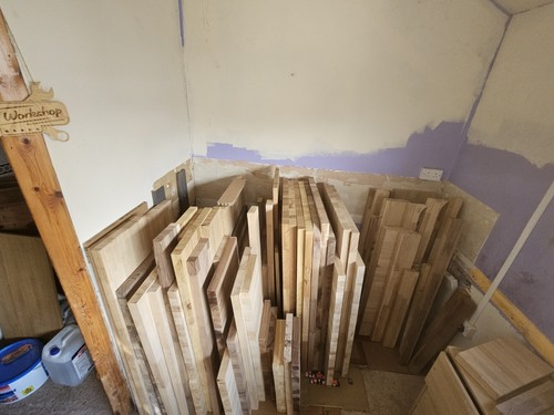 Solid wood kitchen - solid, worktop