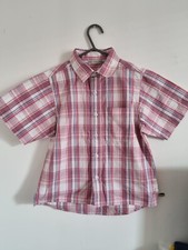 Boys Feu Follet Pink Check Shirt
