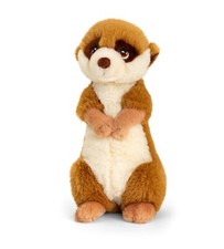 Meerkat Plush Toy 22cm SE6179 - 100% Recycled Eco Soft Teddy - Keel Keeleco
