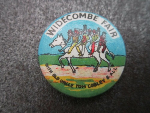 Widecombe fair pin badge - fair,