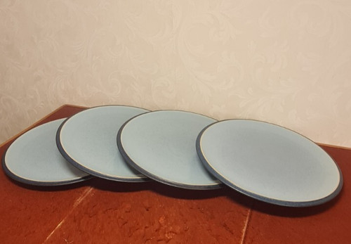 Denby blue jetty dinner - blue,