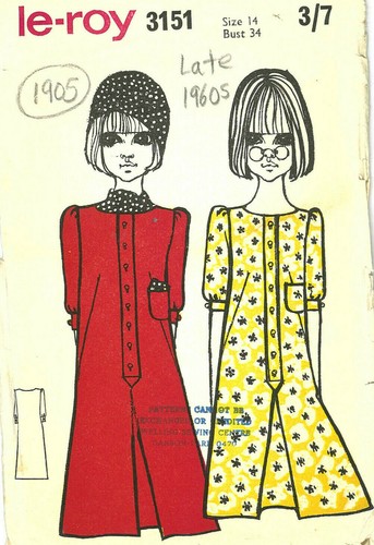 1960s vintage sewing pattern - 1960s,