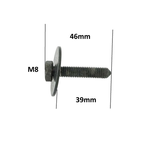 Hex bolt m8x40 genuine - bolt,