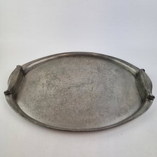Antique Arts & Crafts Pewter Tray By Tudric Liberty & Co 025 45cm Wide