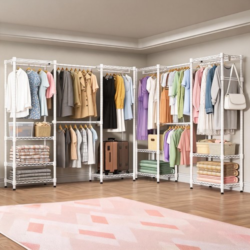 Extendable open wardrobe - open,