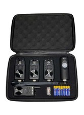 Carp Fishing Bite Alarms Receiver set Crystal RF698 3+1+1