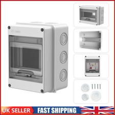 2-Way Consumer Unit Fuse Box for Garage Shed Camper Caravan Van