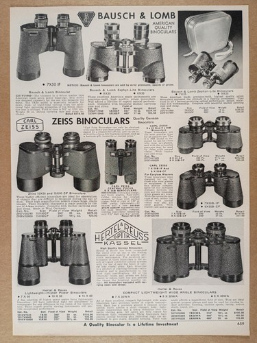 Bausch lomb zeiss hertel - &,