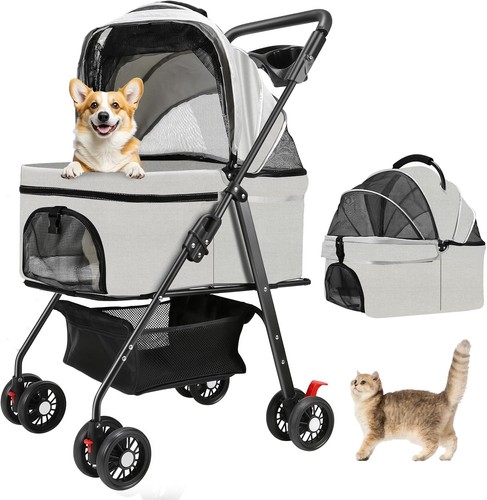 Pet stroller pram dogs - stroller,