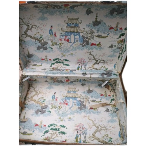 Vintage travel trunk 19th - vintage,