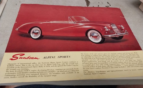 1955 sunbeam alpine sports - 1955,