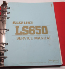 1987-1999 Suzuki LS 650 Savage OEM Service Manual 99500-36081-03E
