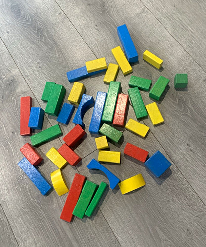 Wooden building blocks - blocks, set