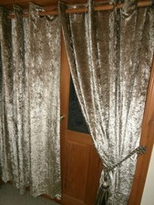 Crushed Velvet Curtains. 71