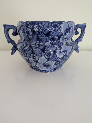 Vintage regency blue floral - vintage,