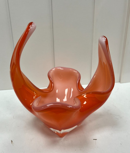 Vintage murano style orange - vintage,