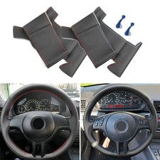 Car Interior Steering Wheel Leather Cover Fits For BMW E39 E46 325i X5 E53 Z3