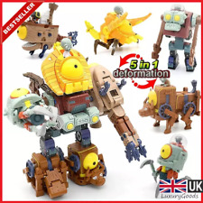 Plants vs Zombies 5 in 1 Assembly Deformation Boss Robot PVZ Action Figure Toys
